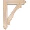 Ekena Millwork Balboa Arts and Crafts Smooth Bracket w/ Offset Brace, Douglas Fir, 7 1/2"W x 30"D x 38"H BKT0806X30X38BOA03SDF - alternate 3